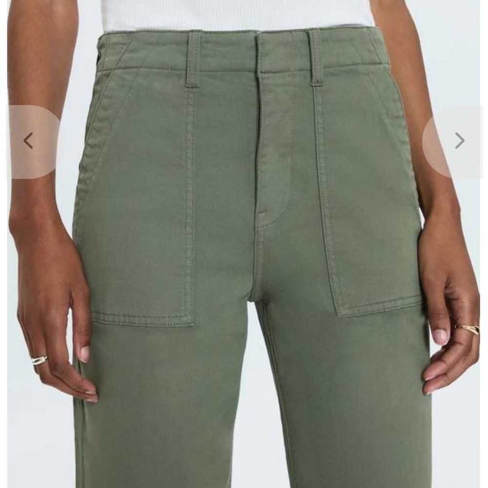 Pistola Nicole Wide Leg High Rise Pant Soft Olive - Picture 11 of 11
